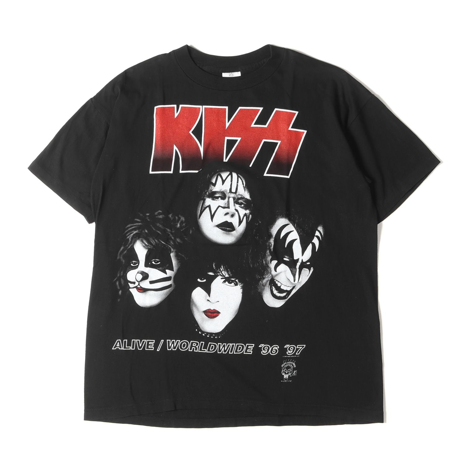 90s KISS デッドストック ビンテージ Tシャツ ロックT キッス 【公式通販】