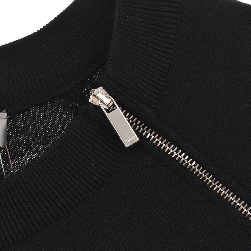 DIOR (ディオール) 18SS ショルダージップ クルーネック ニット