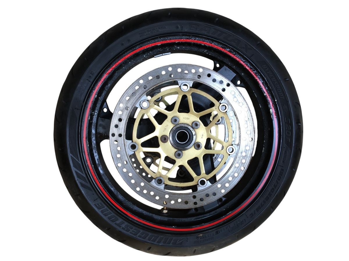 Kawasaki ZX-12R ZXT20A A型 前後 ホイール セット ディスク付 レストア 組み換え 流用 ＯＨベースにも 2748-Z4307