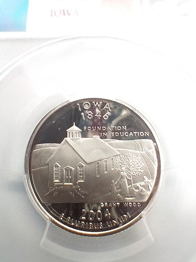 PCGS PR69DCAM 2004 S シルバー アイオワ州立地区 PCGS PR69DCAM 2004 S シルバー アイオワ州立地区 - メルカリ
