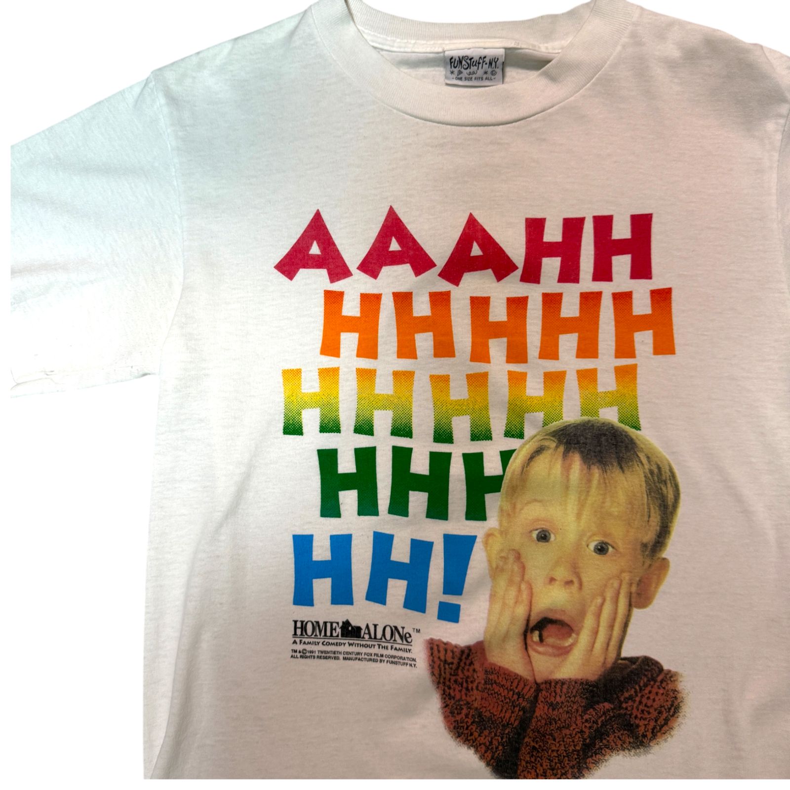 90's HOME ALONE Tシャツ L ビンテージ 映画 ムービー 90's HOME ALONE Tシャツ L ビンテージ 映画 ムービー