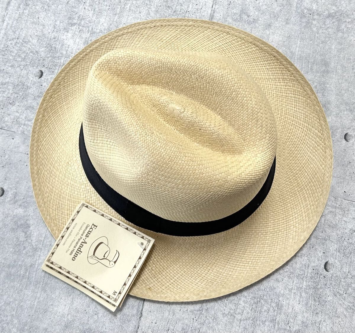 新品 Ecua-Andino 中折れ ハット ハンドメイド エクアアンディー