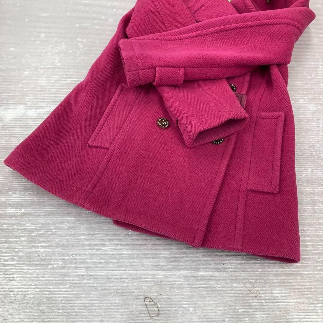 OLD ENGLAND ウール ピーコート 36 オールドイングランド ピンク