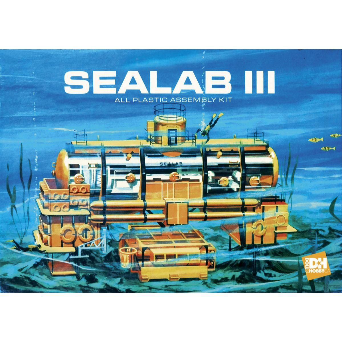 Doll-Hobby 1|93 アメリカ海軍 海底居住実験計画 シーラブ III スケールモデル ミリタリープラモデル 模型