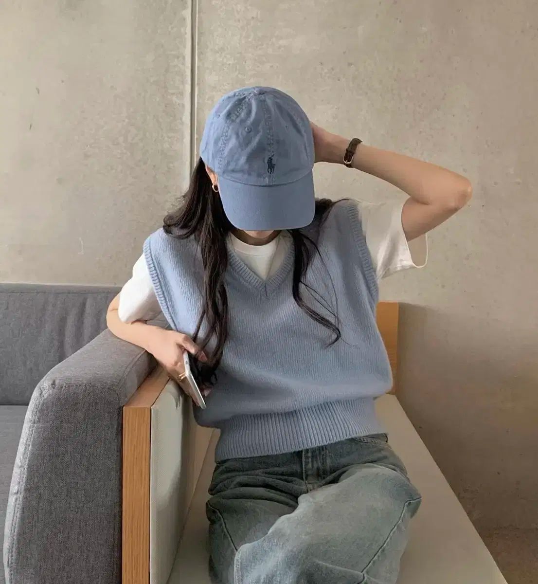 polo POLO Ralph Lauren ポロ ボールキャップ ブルー