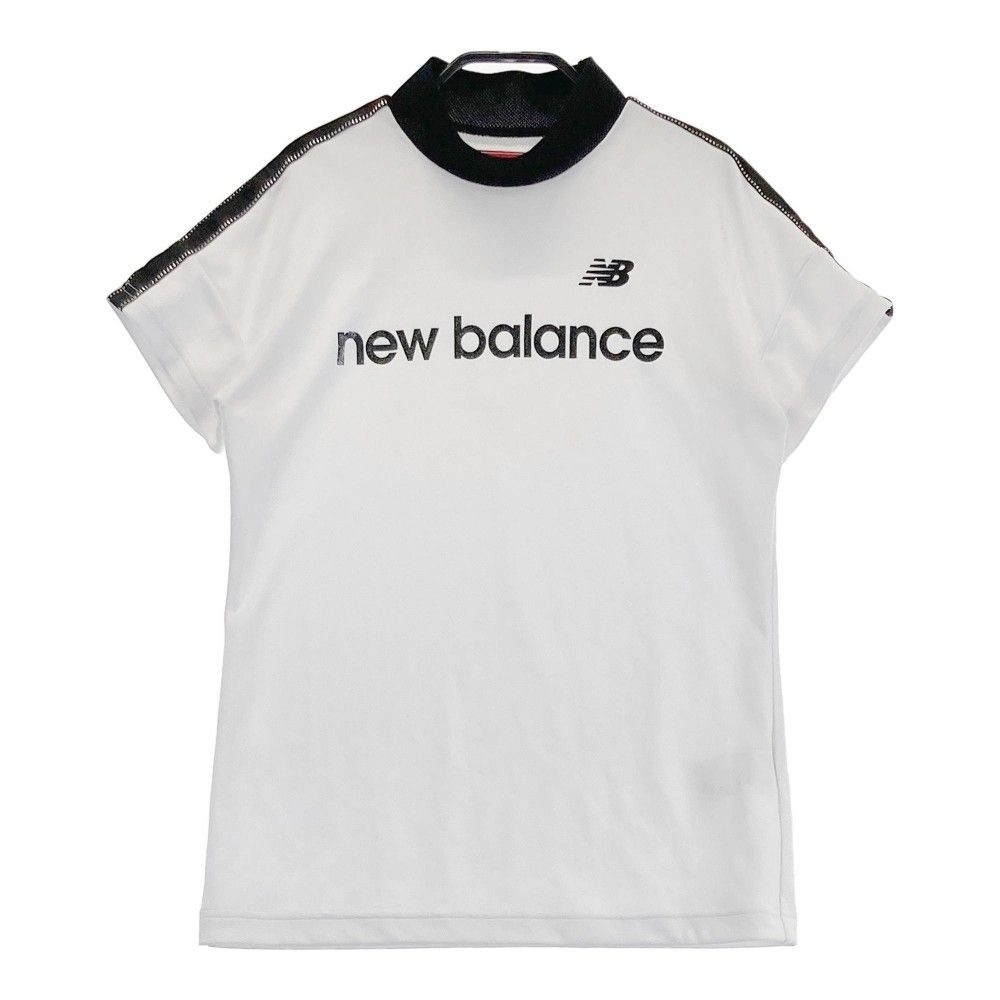 サイズ：1 NEW BALANCE GOLF ニューバランス 2024年モデル モックネック 半袖 Tシャツ  ホワイト系 [240101428353] ゴルフウェア レディース ストスト サイズ：1 NEW BALANCE GOLF ニューバランス 2024年モデル