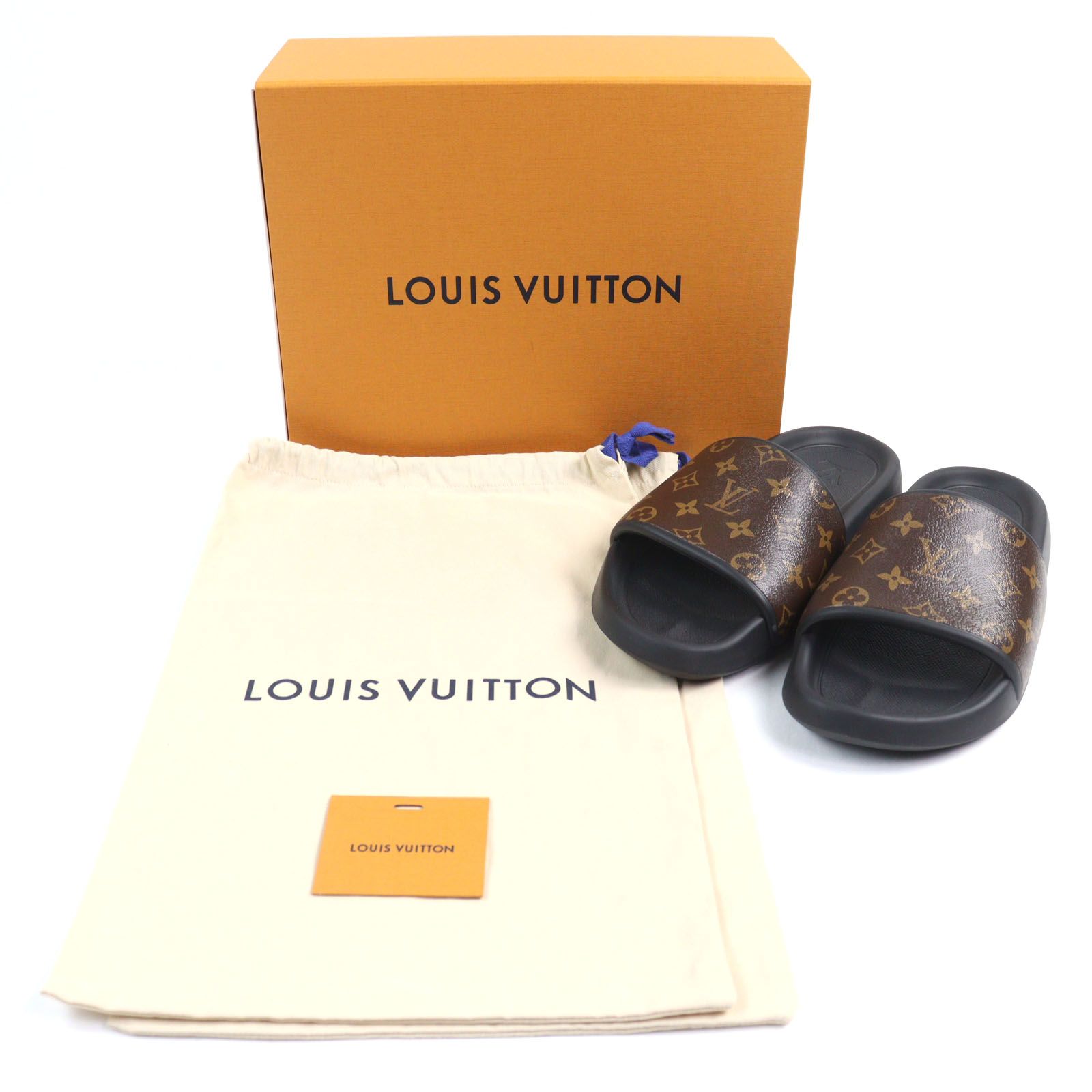 【極美品】ルイヴィトン ウォーターフロントライン モノグラム ラバーサンダル 9 美品○LOUIS VUITTON ルイヴィトン ウォーターフロントライン