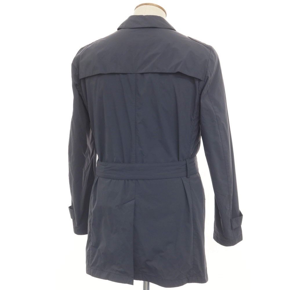 ヘルノ ビンテージステンカラーコート Ｌ ネイビー EU48 骨董品 マニア