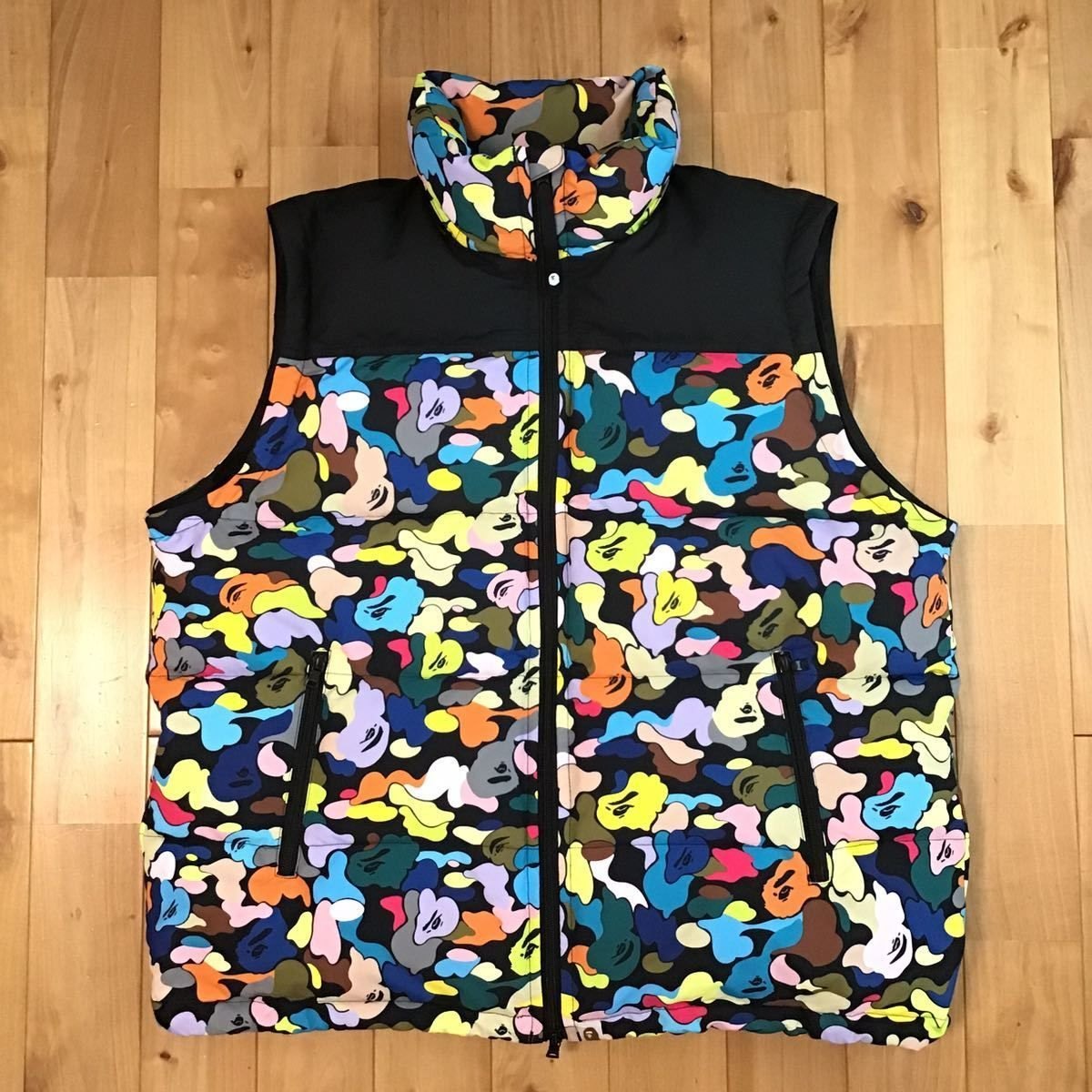☆XL☆ DETACHABLE 3WAY DOWN JACKET a bathing ape BAPE multi camo 