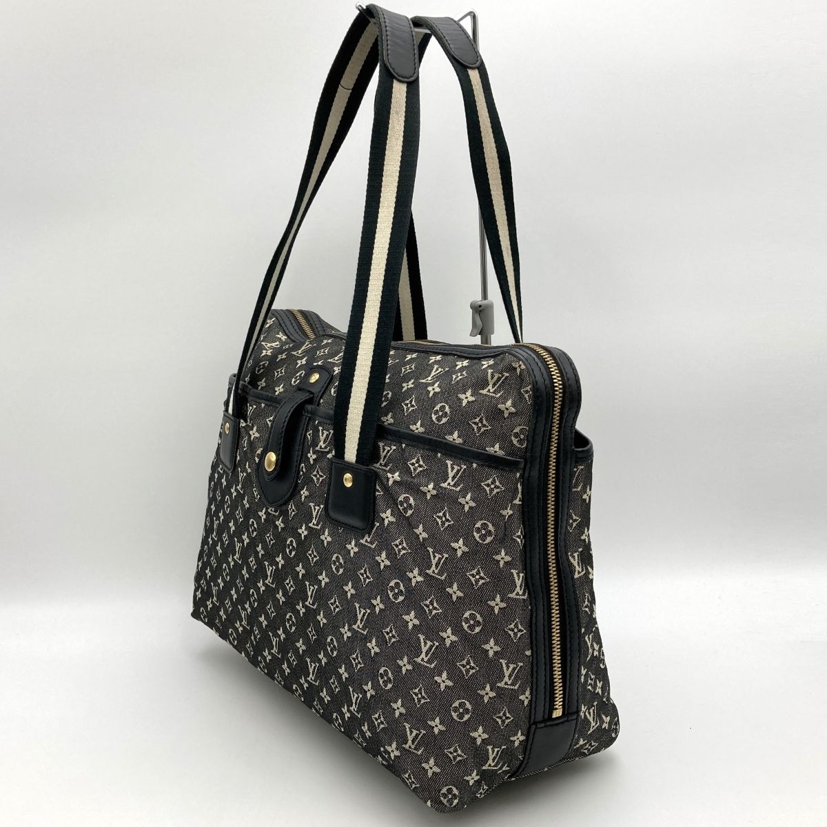 美品 LOUIS VUITTON ルイ・ヴィトン カバ・マリーケイト モノグラム・ミニ ショルダーバッグ トートバッグ グレー キャンバス レディース M92495 USED LOUIS VUITTONルイヴィトン『モノグラム ミニ カバ マリーケイト
