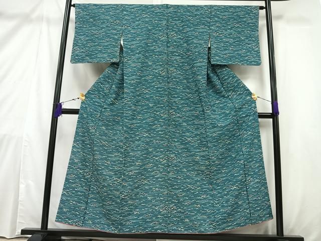 平和屋着物○上質な小紋 舞花文 金彩 ゑり善扱い 正絹 逸品 AAAZ7560zg