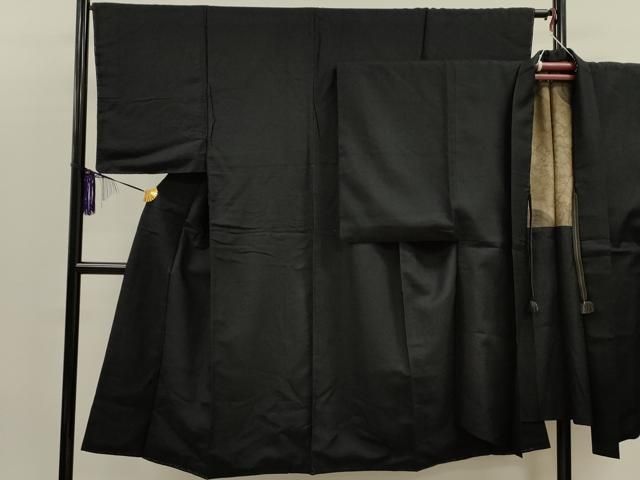 平和屋着物男性　紬　羽織セット　霞文　正絹　逸品　CAAL7707dy