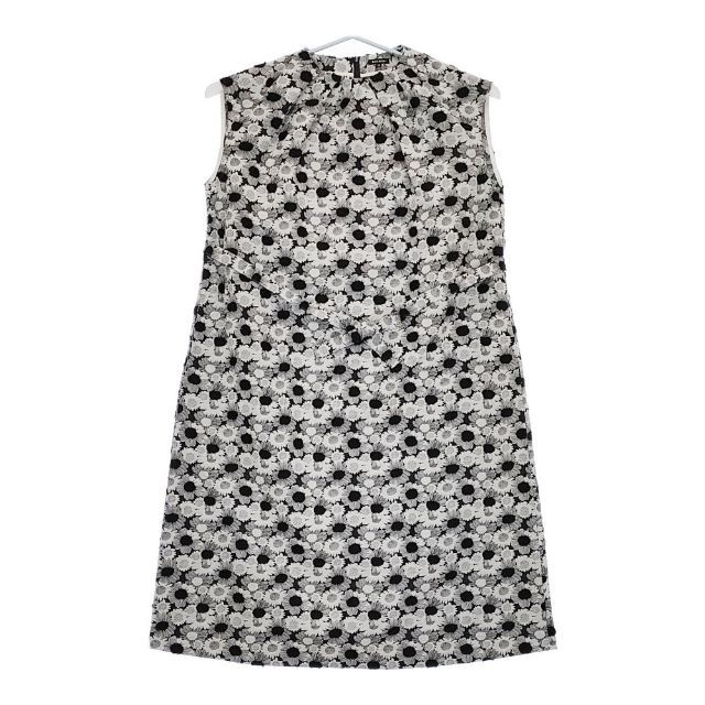 R&D.M.Co- JACQUARD DAISY NO SLEEVE DRESS ベルト付き ノースリーブ  