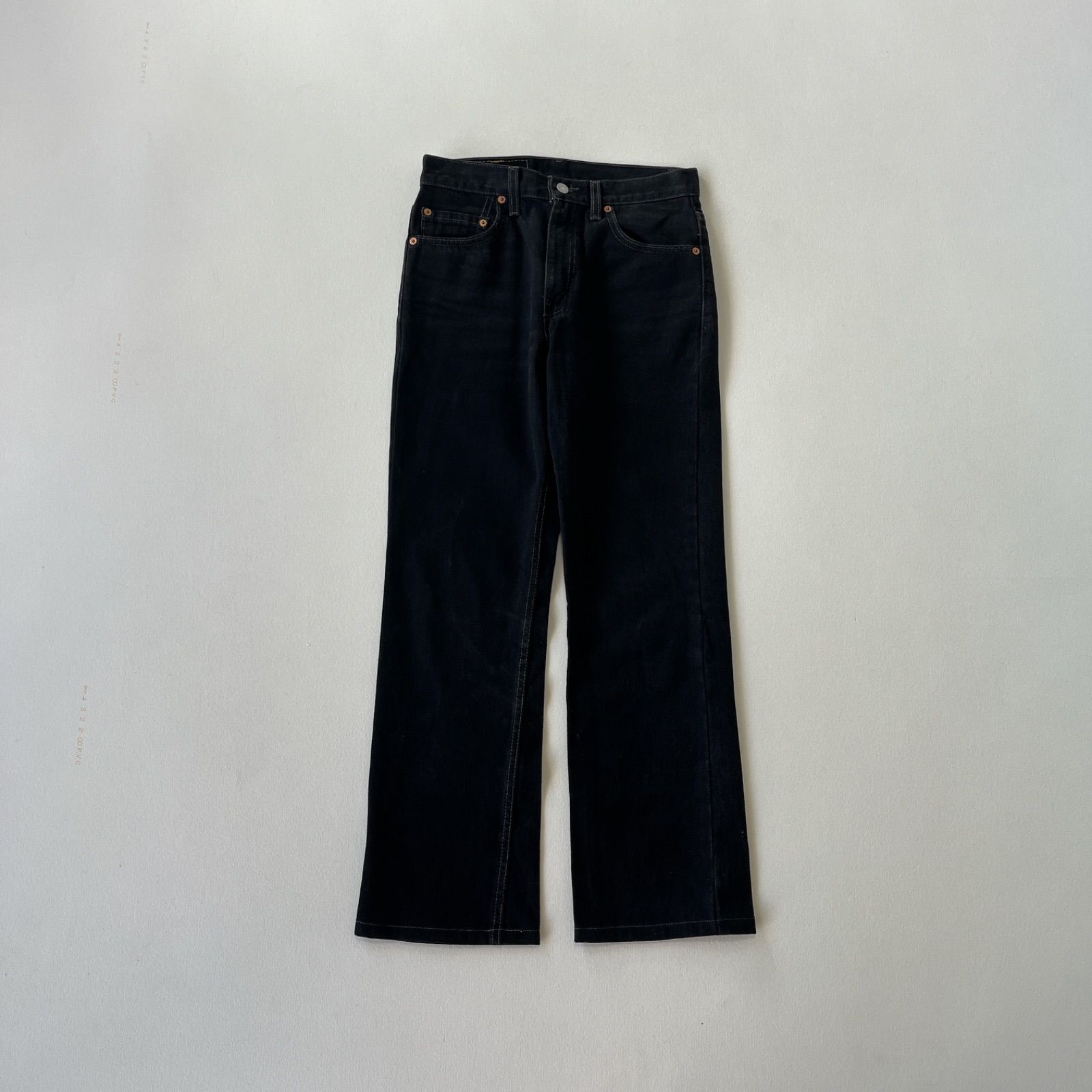 GRANCY】 スウェットドッキングデザインダメージバギーデニムパンツ