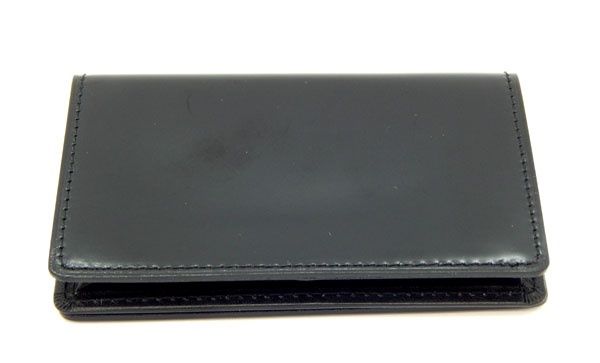 未使用 ソメスサドル カードケース コードバン レザー ブラック ハノーバー SOMES/ソメス カードケース ブラック 未使用 ソメスサドル