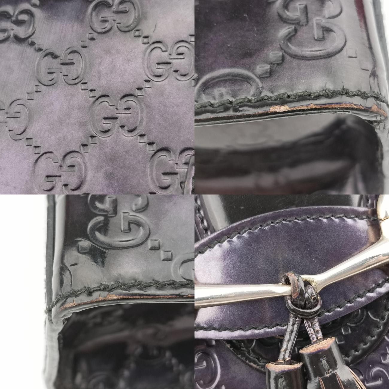 グッチGucciエミリーパープルパテント295402H014772218