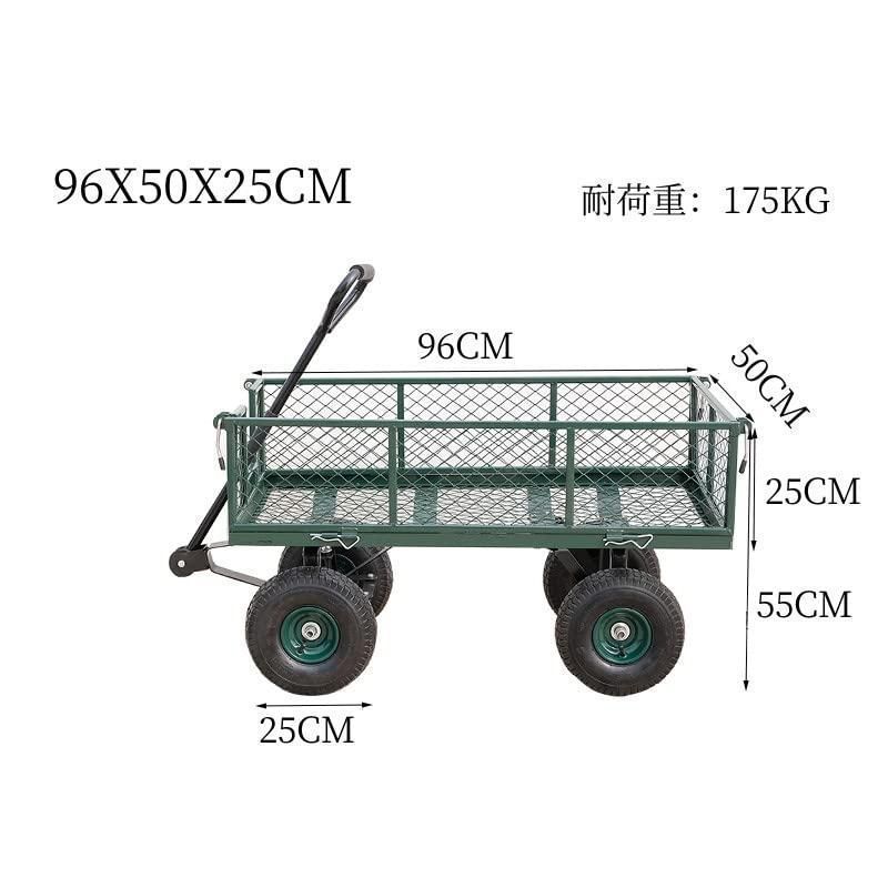 卍 カゴ付き台車