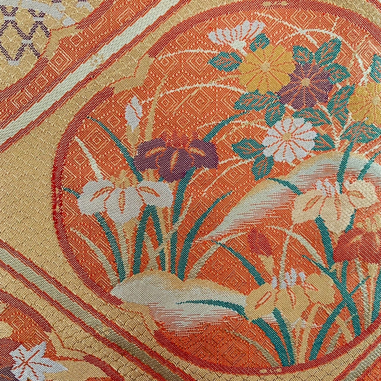👘ひな祭り 新品・未使用 帯 テーブルランナー 兼 タペストリー 👘ひな祭り 新品・未使用 帯 テーブルランナー 兼 タペストリー