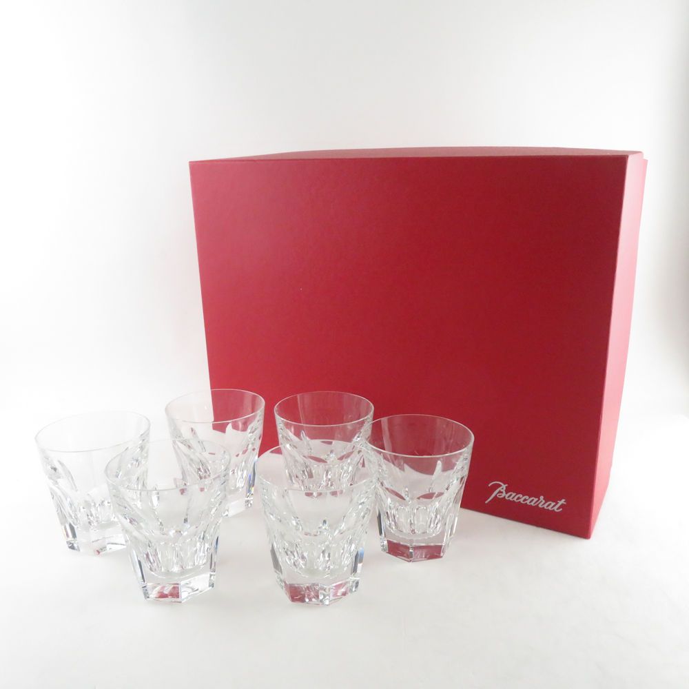 Baccarat バカラ アルクール タンブラー 6点 クリスタル セット ロックグラス ファッション SU6407G