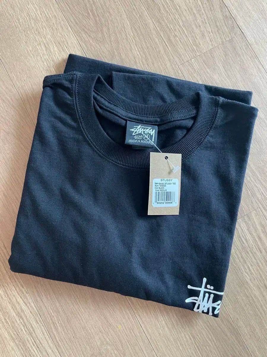 STUSSY ステューシー ベーシック 半袖 Tシャツ 黒 M