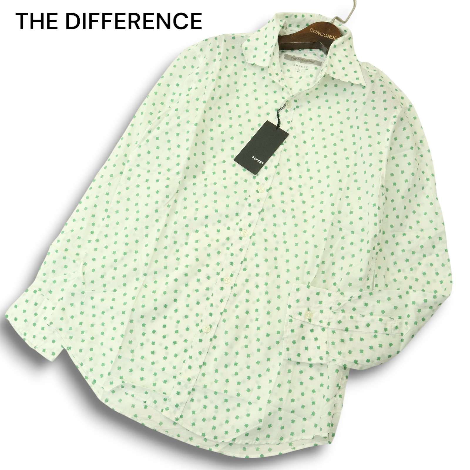 新品 未使用】 DIFFERENCE RUPERT ルパート 通年☆ クローバー柄 総柄 