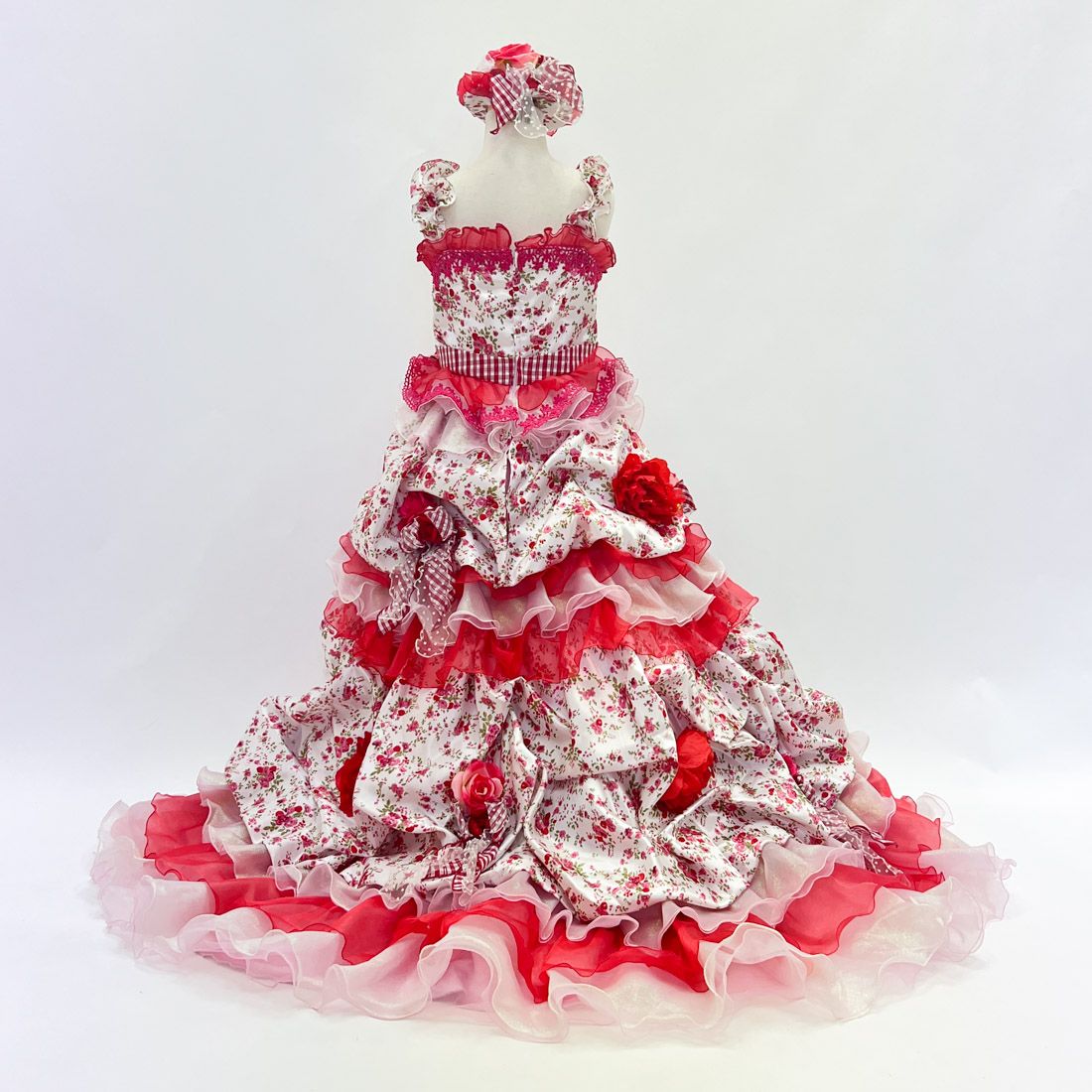 子供ドレス レッド系