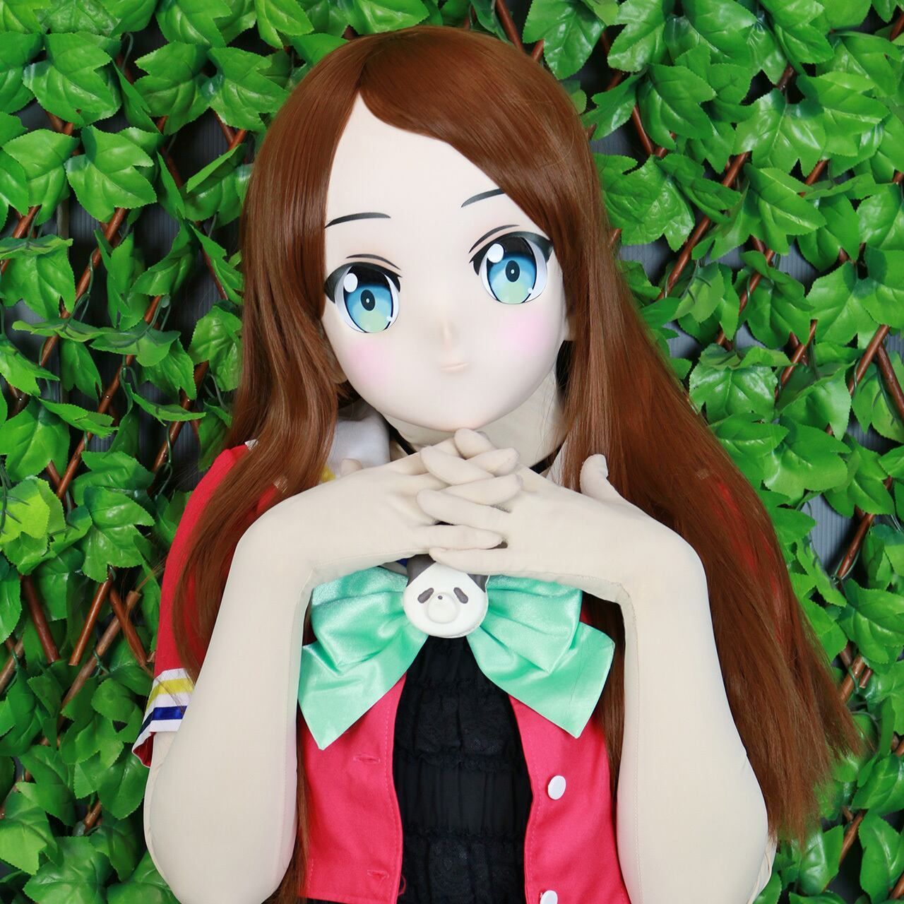 KAWAII-116 コスプレ アニメマスク 仮装 着ぐるみ むにむに