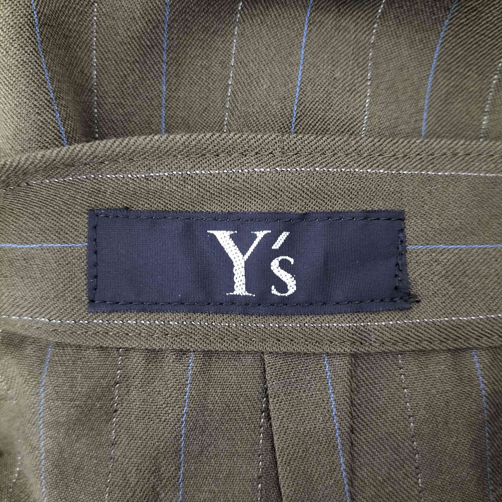 ワイズ Ys 2タックウールストライプスラックス レディース 表記