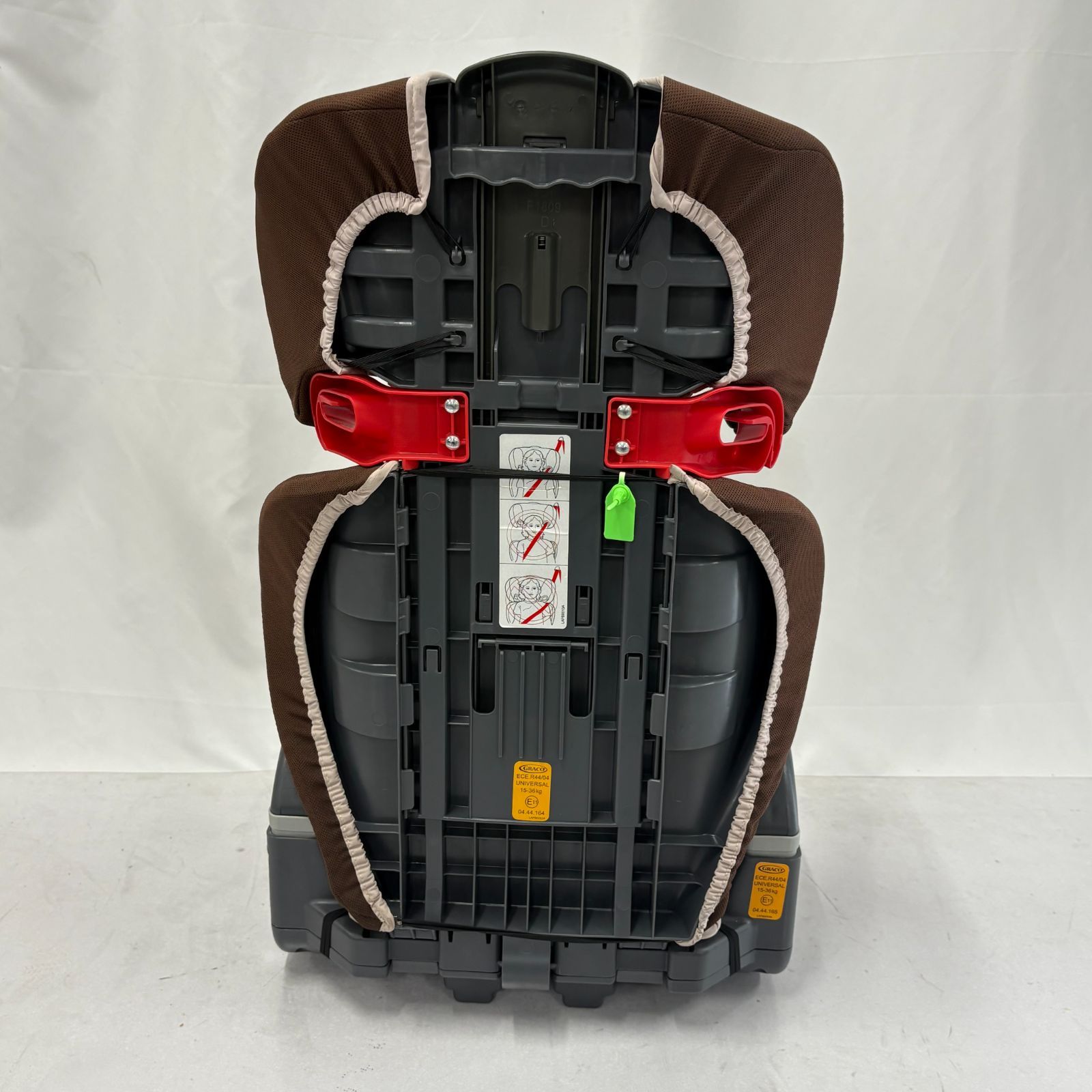 美品 GRACO グレコ ジュニアシート ジュニアプラス ブラウン 茶