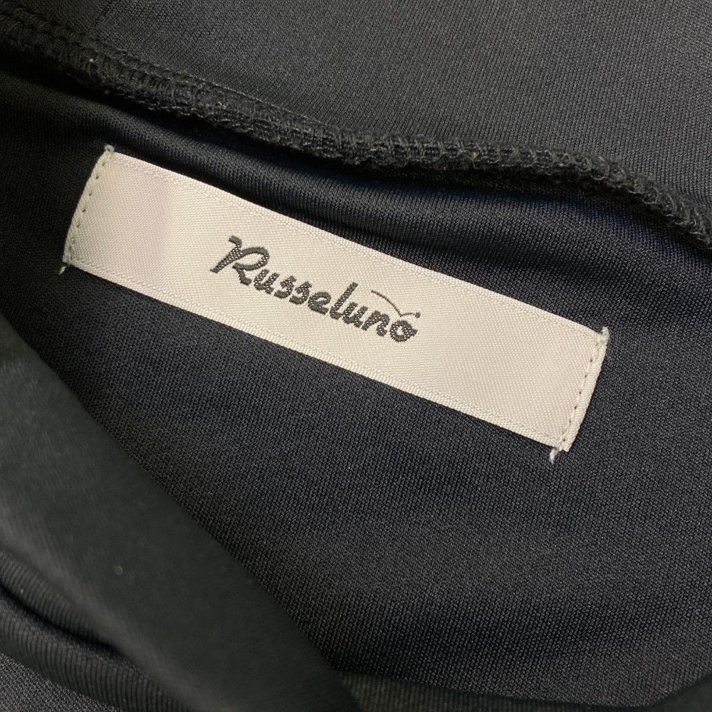 サイズ：4 RUSSELUNO ラッセルノ ハイネック 半袖Tシャツ ルチャ 総柄