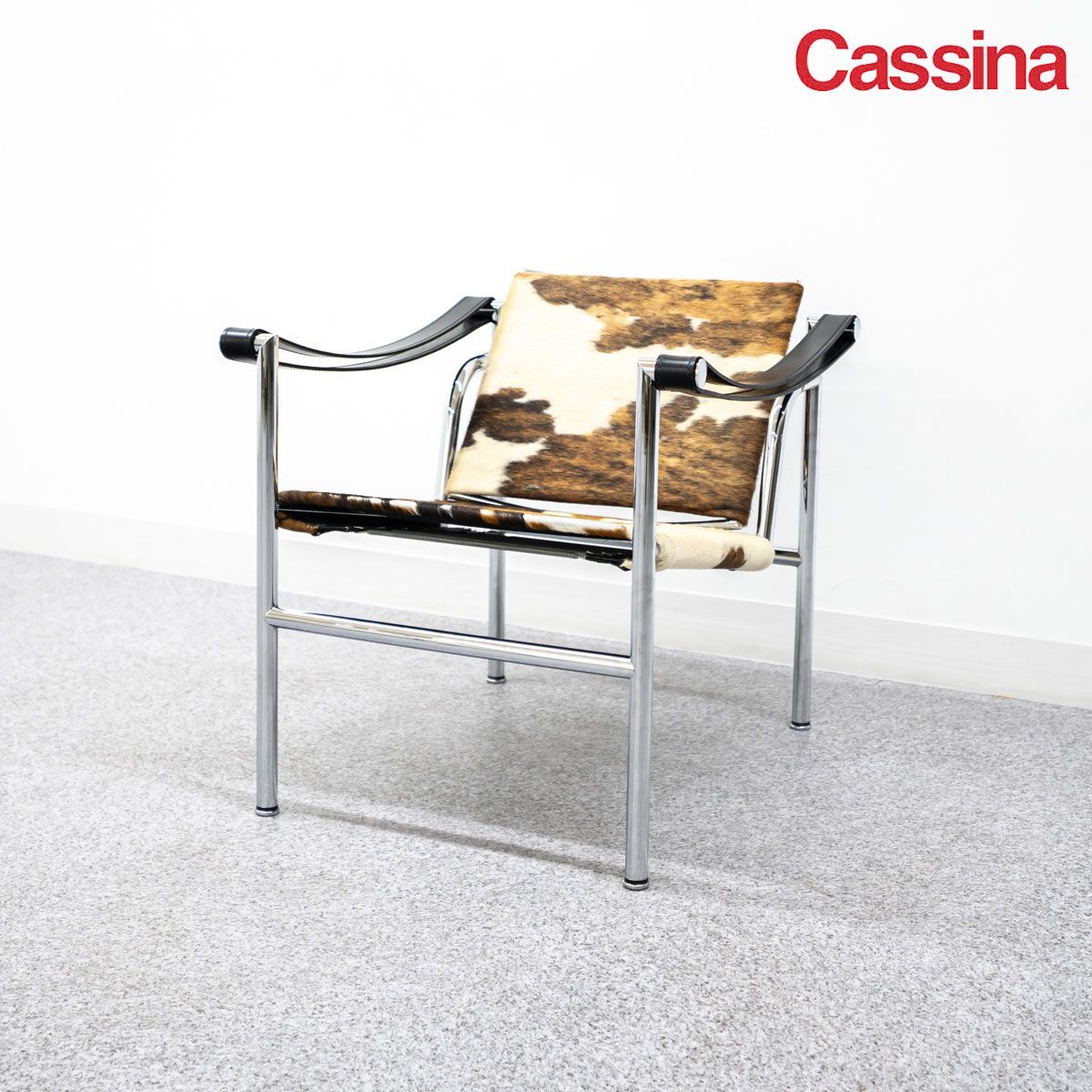 品 Cassina カッシーナ 1 FAUTEUIL DOSSIER BASCULANT フォートゥイユ ドシエ バスキュラン スリングチェア LC1 ル コルビュジエ 定価78万 2