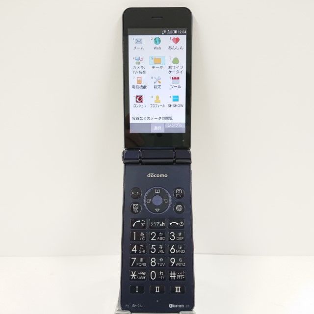 新品未使用 ドコモ SH01J ブルーブラック 楽天市場】【中古】 SH-01J AQUOS ケータイ Blue Black SIM