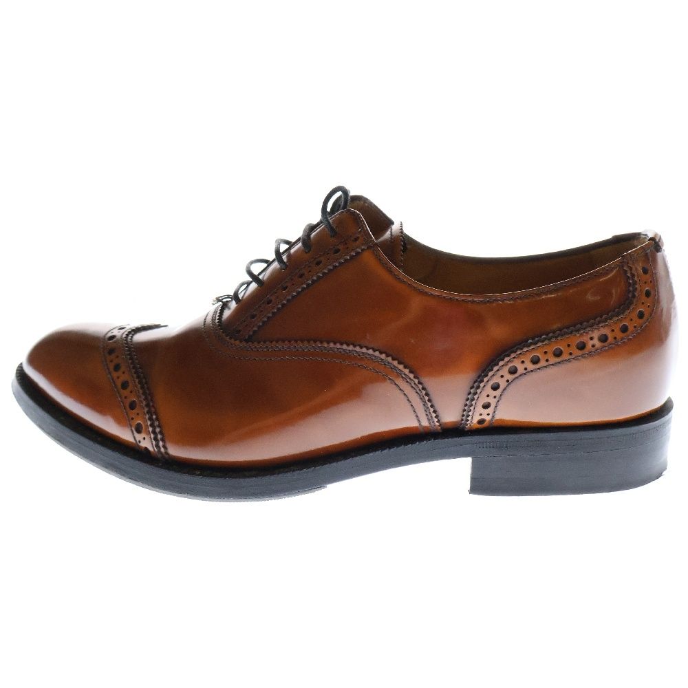 【極美品】church’s チャーチ スタッズ ドレスシューズ ブラウン 極美品】church's チャーチ スタッズ ドレスシューズ ブラウン