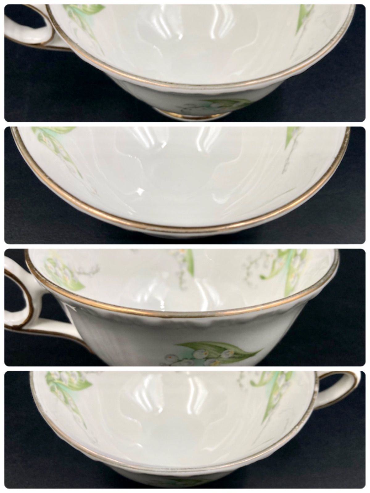 MZ618) Royal Grafton Lily of the Valley カップ＆ソーサー 2客 セット 現状品 - メルカリ