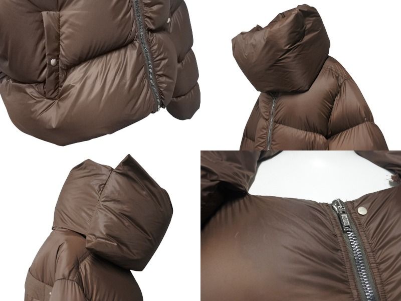 極美品 RICK OWENS リックオウエンス Funnel Neck Padded Jacket
