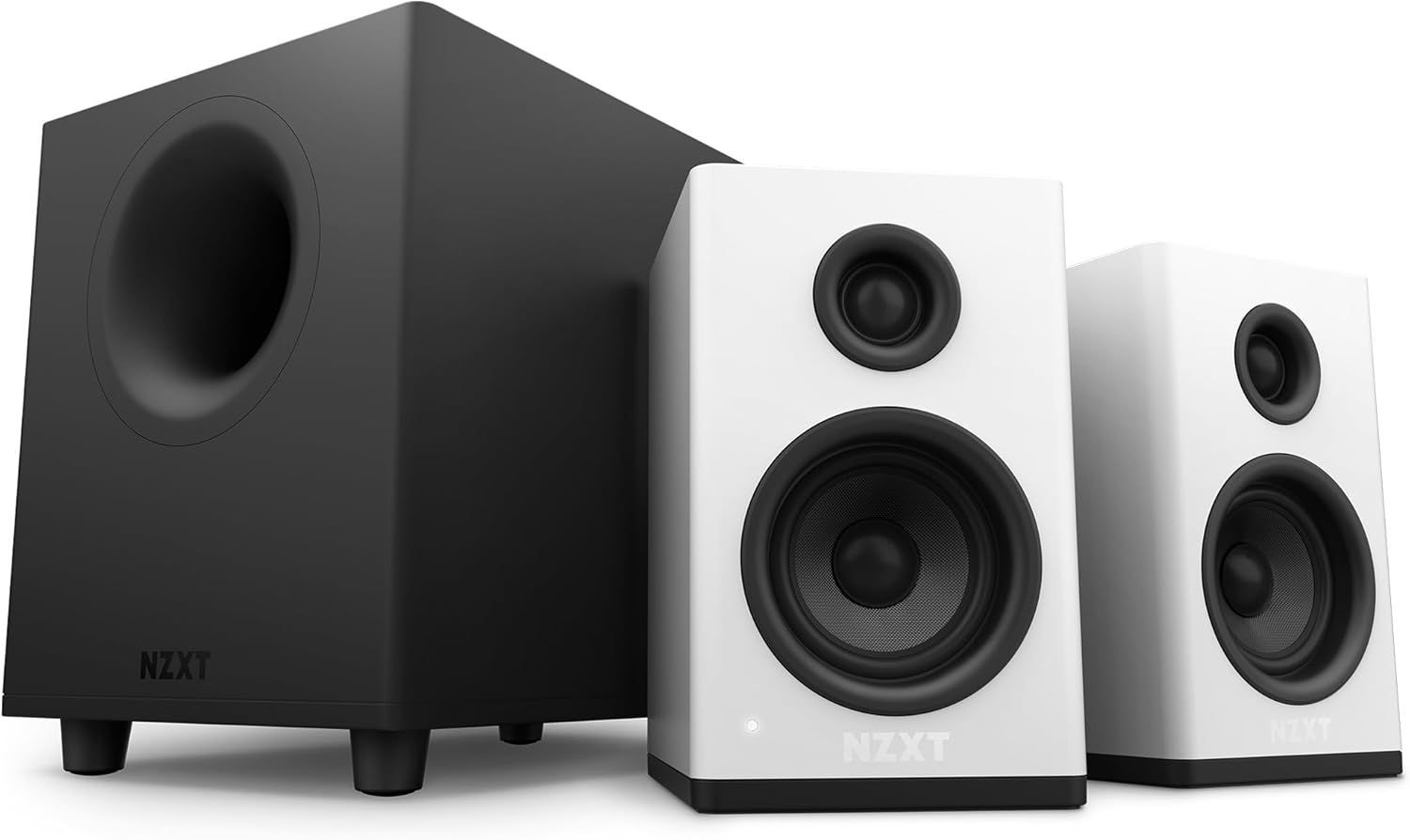 NZXT Relay Speakers ホワイト アンプ内蔵 PCスピーカー - メルカリ