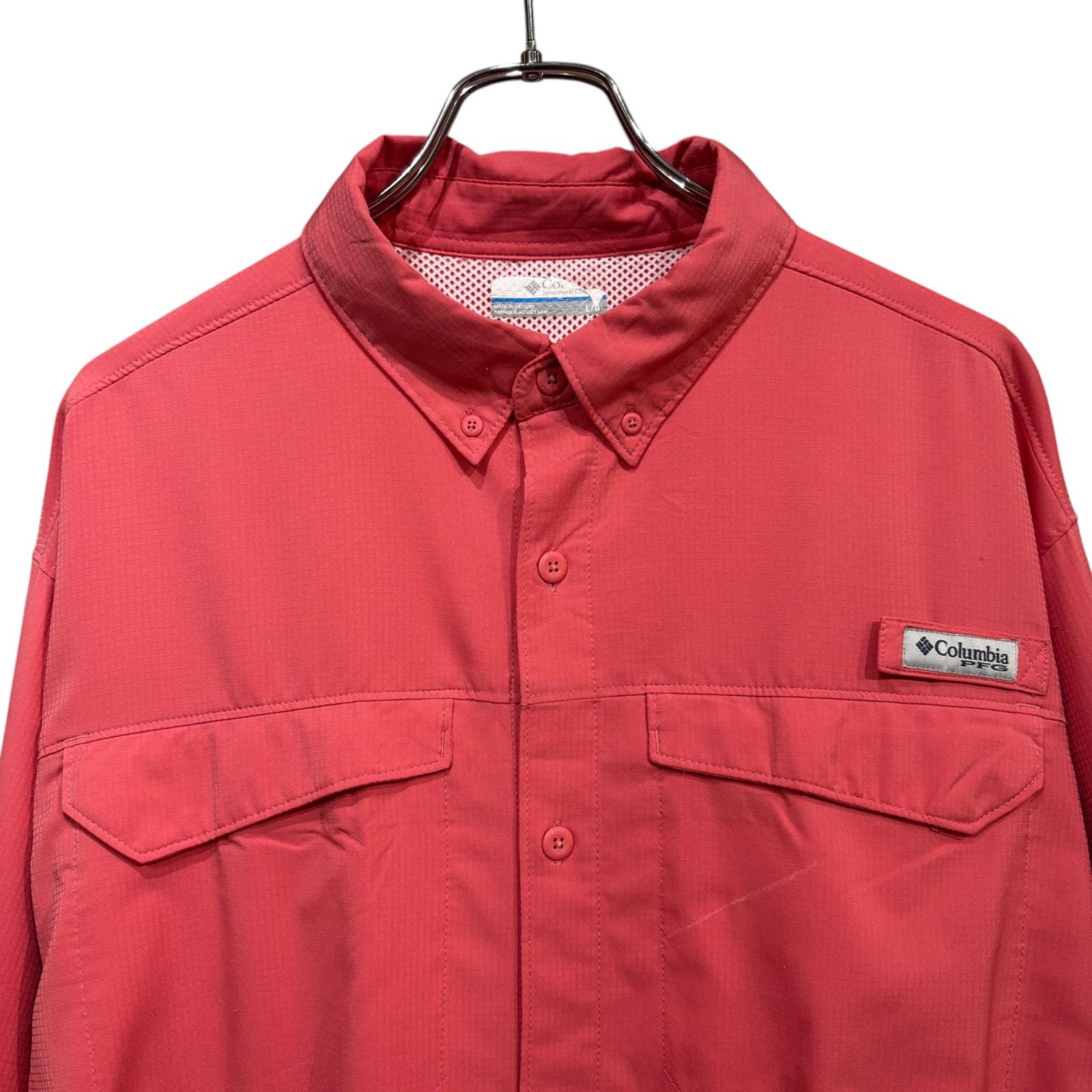OLD Columbia L/S PFG Polyester Shirt コロンビア フィッシング