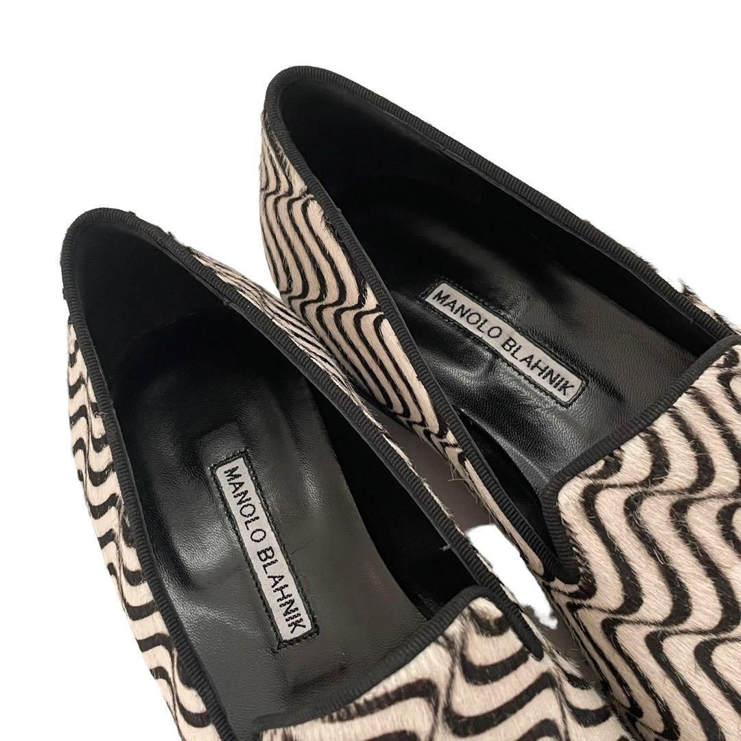 MANOLO BLAHNIK マノロブラニク ローファーシューズ オペラシューズ