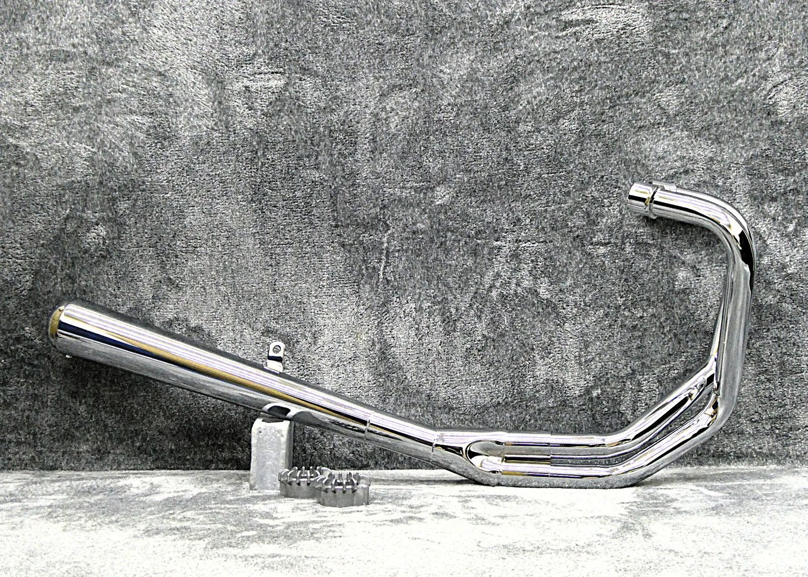 ホーク2 クロス メガホン マフラー TN鉄 メッキ CB250T CB400T