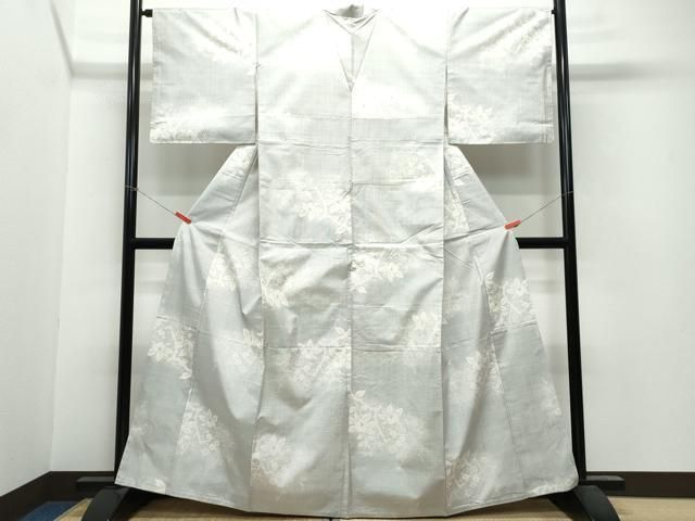 平和屋着物■極上　本場大島紬　9マルキ　地空き　鞠花文　逸品　未使用　CYAA2742s5