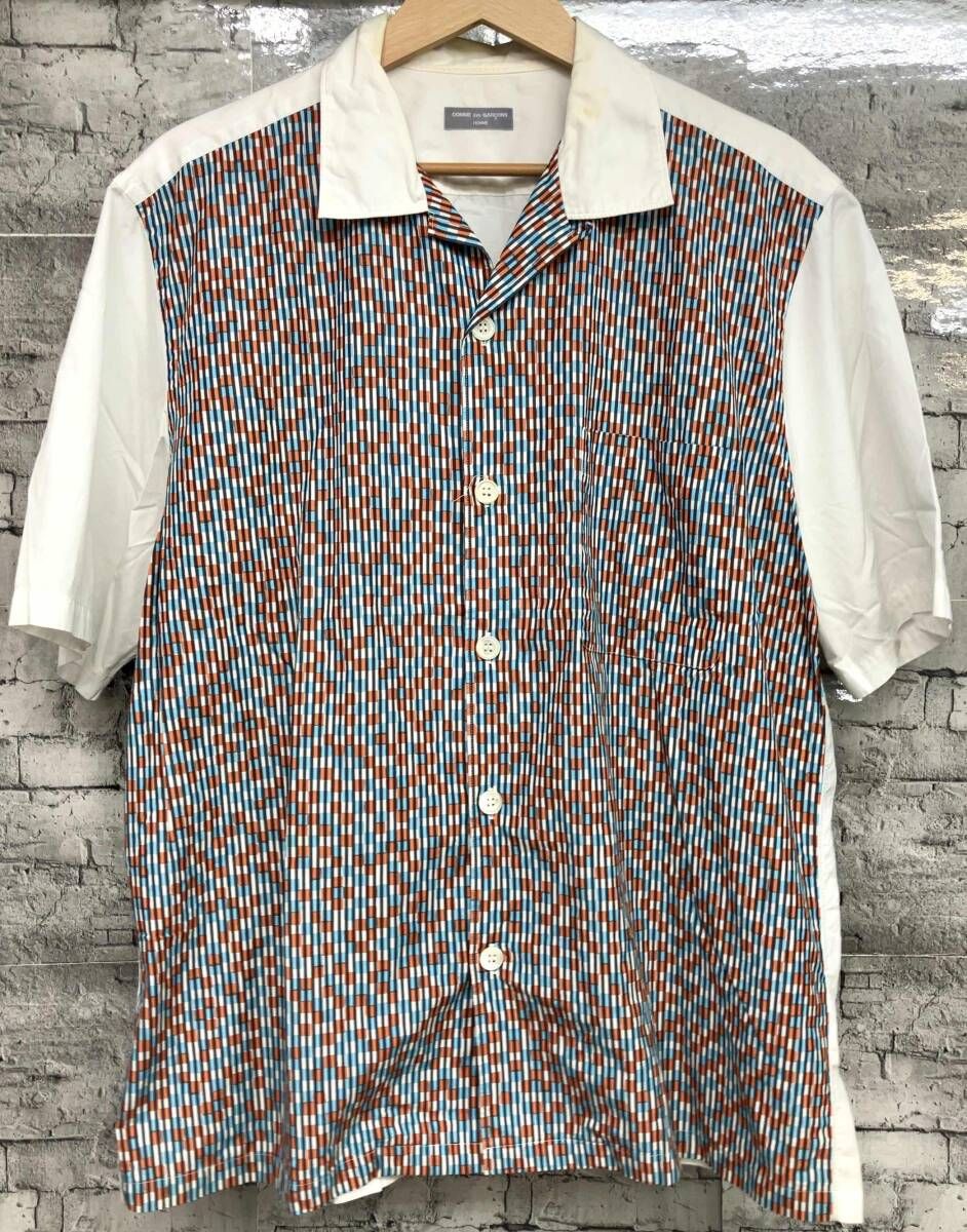 COMME des GARCONS HOMME コムデギャルソン オム 田中オム時代 半袖シャツ HB-020120 AD2000