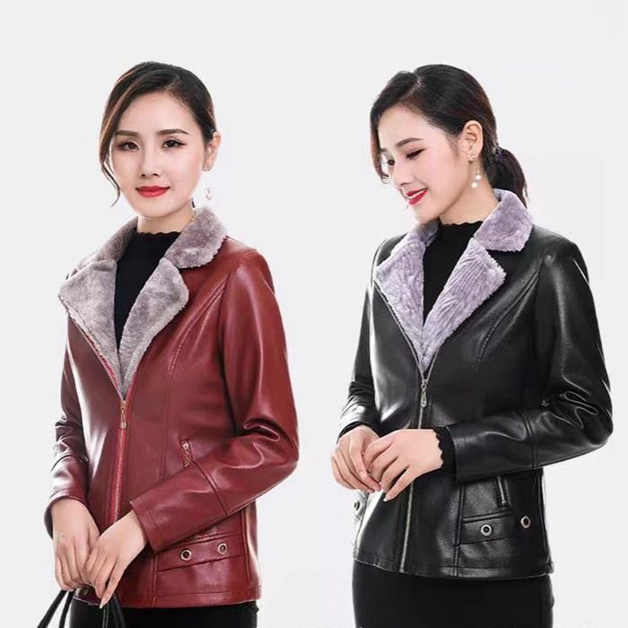 レザージャケット レディース 裏起毛 ジャケット 長袖 PUコート 裏ボア アウター コート 厚手 女性 アウター ライダースジャケット ショート丈 シンプル 合皮 着痩せ 秋冬 ギフト プレゼントhuabo03 DZ30