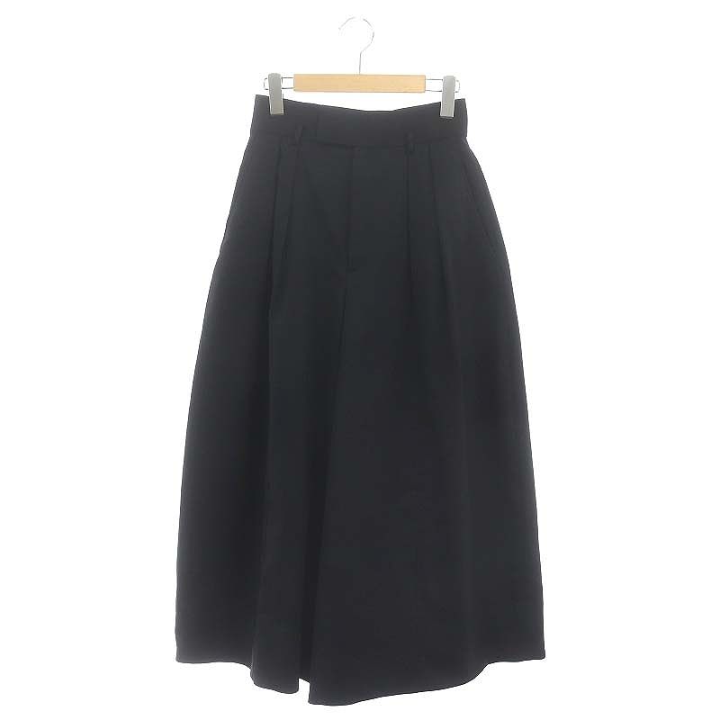 シートーキョー SHE Tokyo Fred ワイドパンツ タック 36 黒 ブラック 