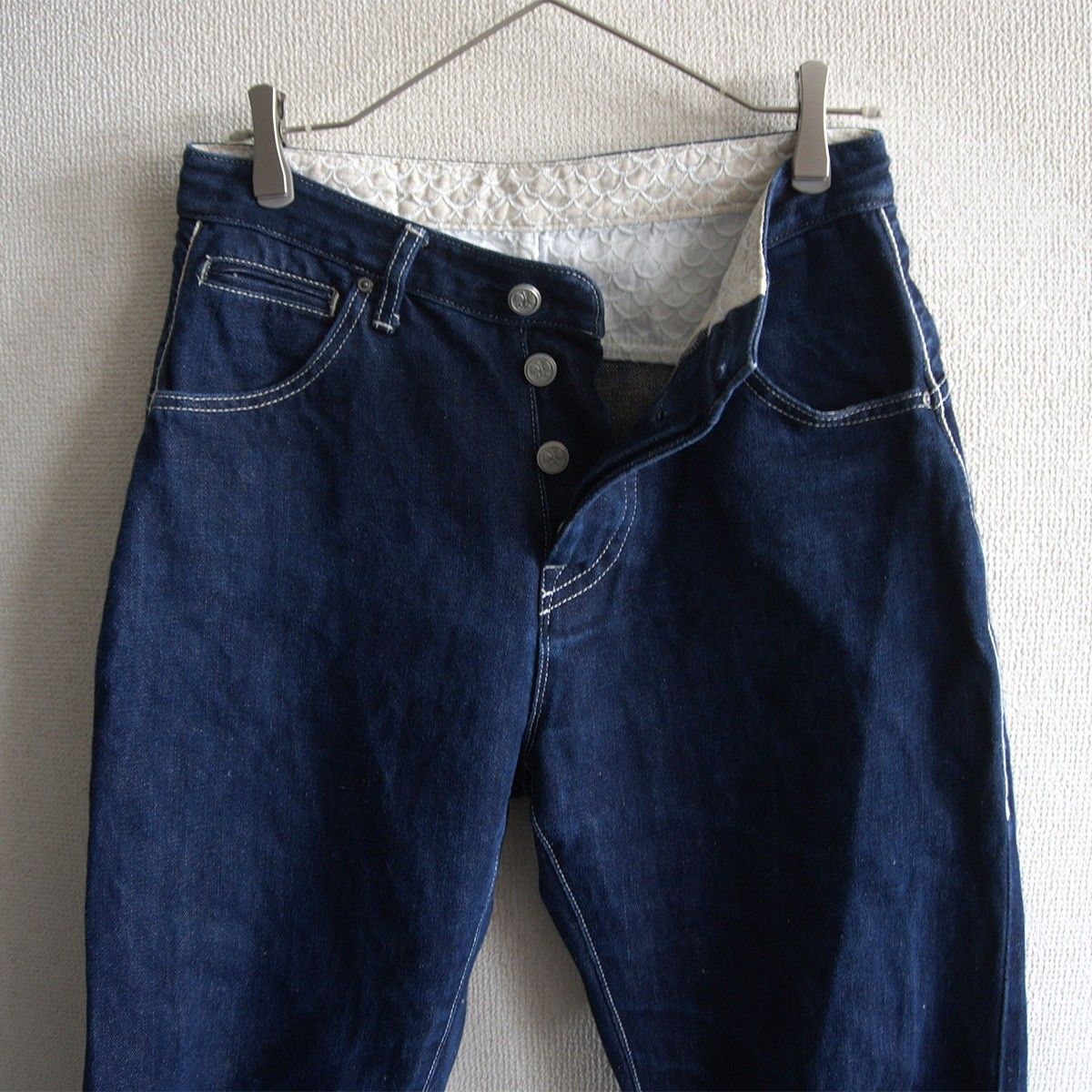 美品】mina perhonen【always ロールアップデニムパンツ】36 ミナ  