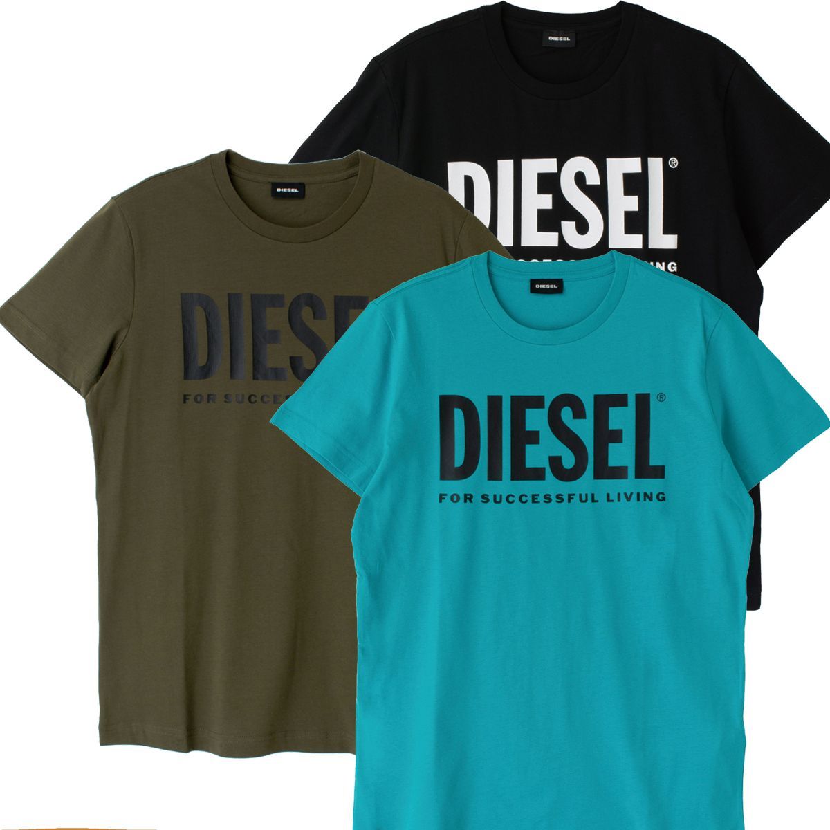 新品タグ付 DIESEL 半袖 定番 ロゴ Tシャツ T-DIEGO-LOGO 00SXED 0AAXJ