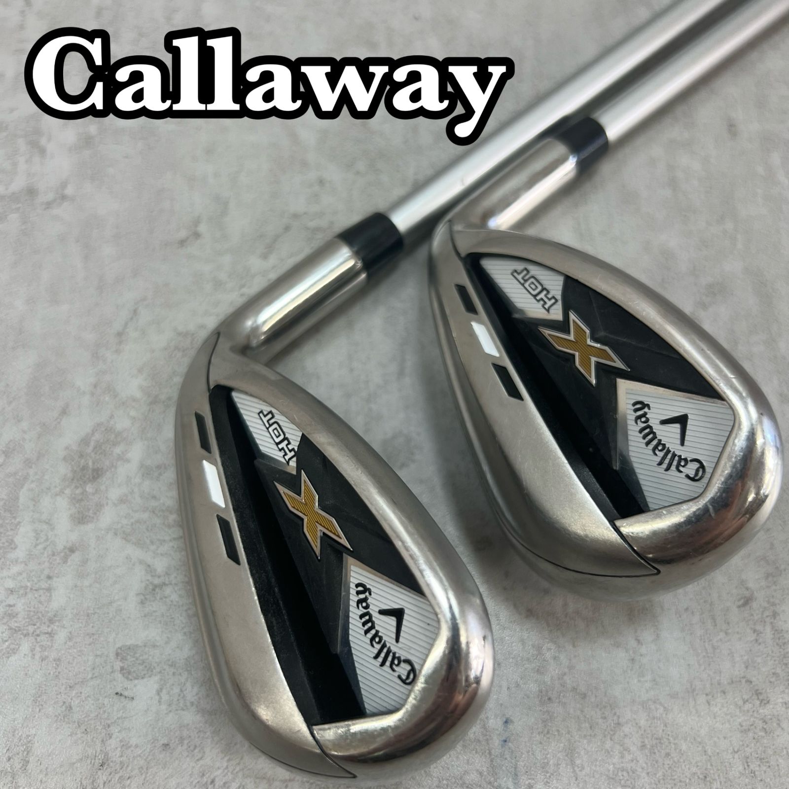 キャロウェイ X HOT メンズゴルフ ウェッジセット 2本 R 右利き用 アプローチ サンド Callaway