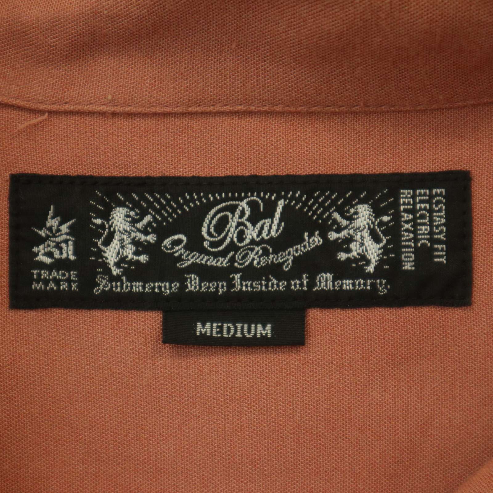 BAL バル 通年☆ オープンカラー 開襟 長袖 オーバーサイズ シャツ Sz