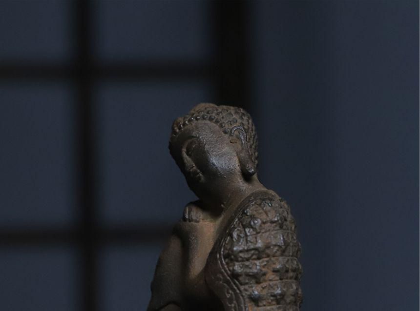 鉄器 鉄仏 釈迦睡仏 工芸品 美術品 置物