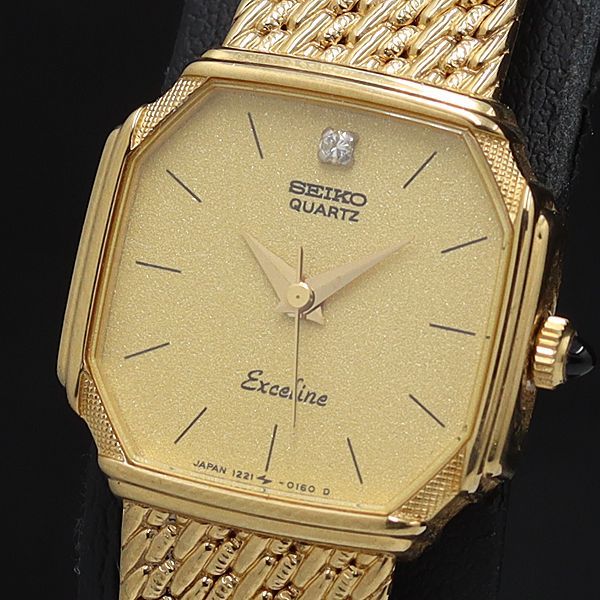 SEIKO セイコー エクセリーヌ Exceline 1221-5080 QZ 楽天市場】SEIKO(セイコー) エクセリーヌ 1221-5080 ゴールド