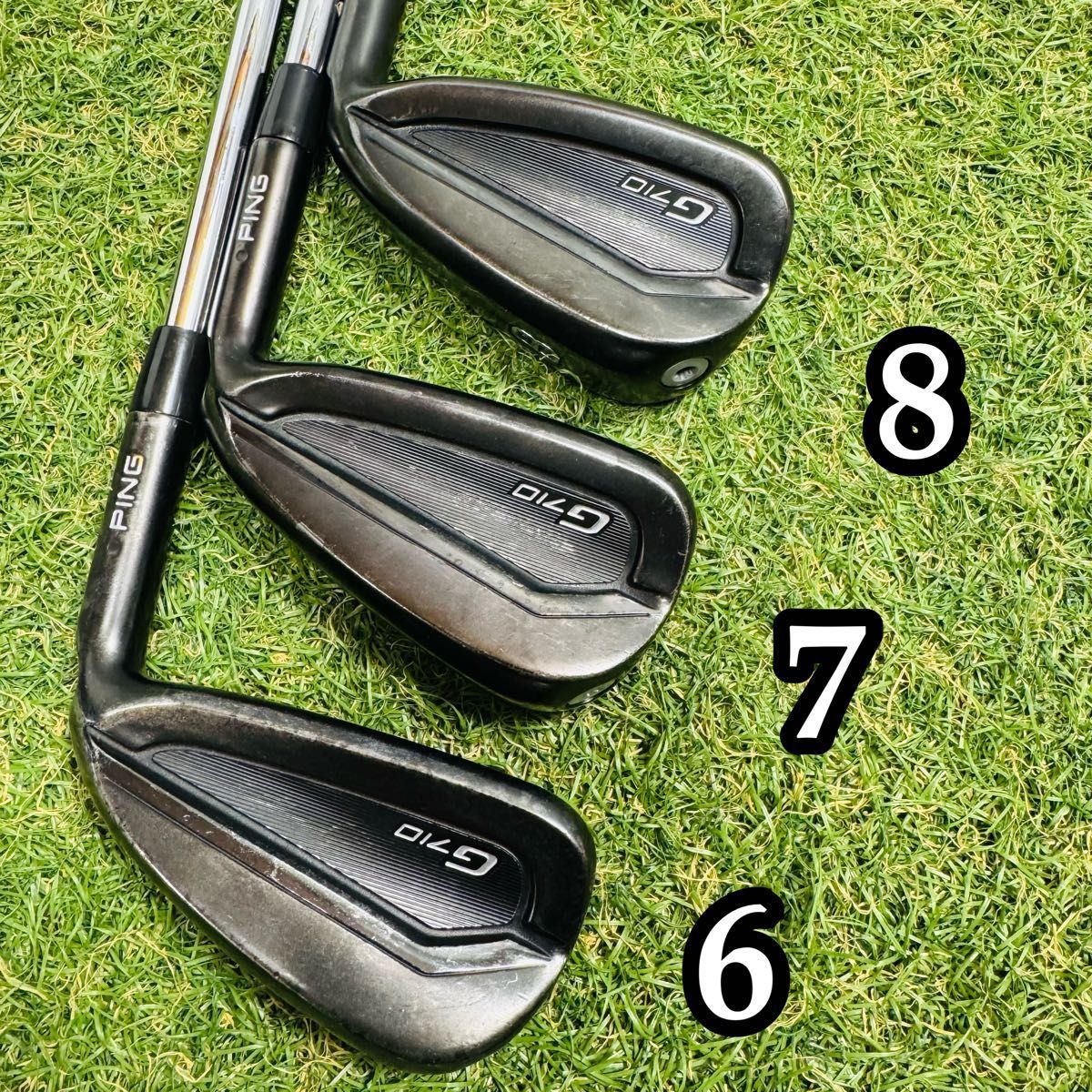 良品】初心者推奨 ピン G710 メンズアイアンセット 5本 スチール S